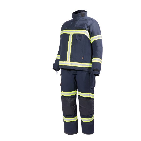 670 Firefighter Jacket and Trousers - Image Black Side