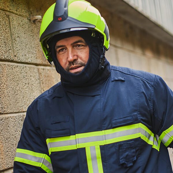 A Male firefighter wearing FlamePro Valiant Garments Image